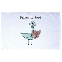 Funny Driven To Read Pigeon Library Reading Books Reader Funny Microfiber Hand Towel
