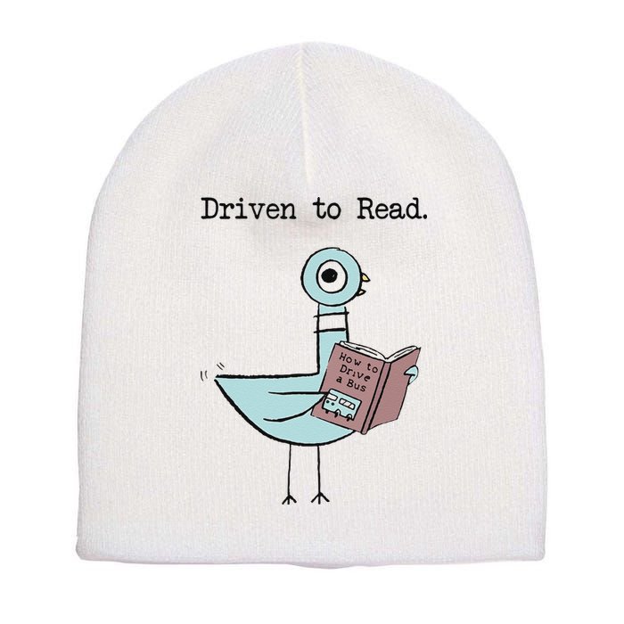 Funny Driven To Read Pigeon Library Reading Books Reader Funny Short Acrylic Beanie