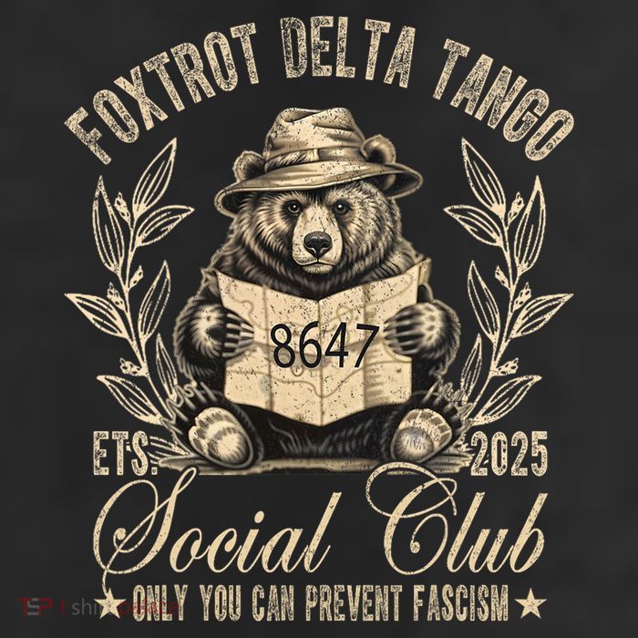 Foxtrot Delta Tango Social Club Only You Can Prevent Fascism Adult Drive Performance Visor