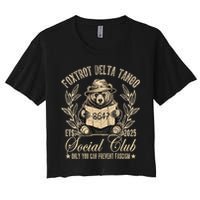 Foxtrot Delta Tango Social Club Only You Can Prevent Fascism Crop Top