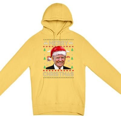 Funny Donald Trump Merry Christmas Family Ugly Sweater Xmas Gift Premium Pullover Hoodie