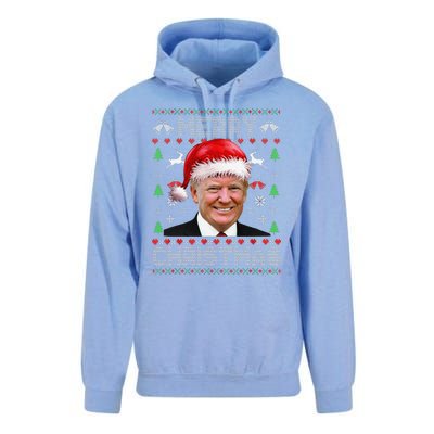 Funny Donald Trump Merry Christmas Family Ugly Sweater Xmas Gift Unisex Surf Hoodie