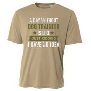 Funny Dog Training, Cool Gifts For Dog Trainers Cooling Performance Crew T-Shirt