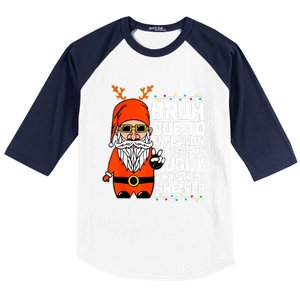 Funny Due To Inflation Ugly Christmas Sweaters Baseball Sleeve Shirt