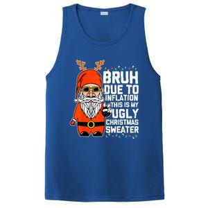 Funny Due To Inflation Ugly Christmas Sweaters PosiCharge Competitor Tank