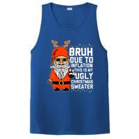 Funny Due To Inflation Ugly Christmas Sweaters PosiCharge Competitor Tank