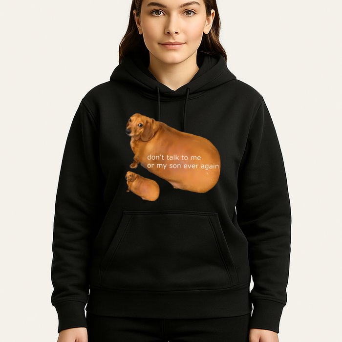 Funny DonT Talk To Me Or My Son Ever Again Geek Dog Meme Hoodie