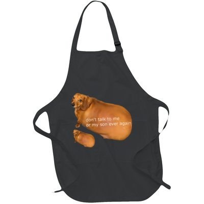 Funny DonT Talk To Me Or My Son Ever Again Geek Dog Meme Apron