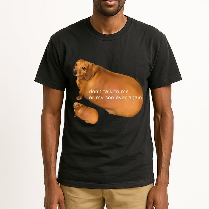 Funny DonT Talk To Me Or My Son Ever Again Geek Dog Meme Tall T-Shirt