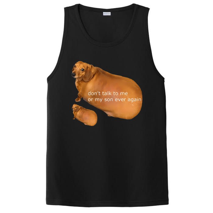 Funny DonT Talk To Me Or My Son Ever Again Geek Dog Meme PosiCharge Competitor Tank