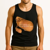 Funny DonT Talk To Me Or My Son Ever Again Geek Dog Meme Tank Top