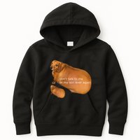 Funny DonT Talk To Me Or My Son Ever Again Geek Dog Meme Kids Hoodie
