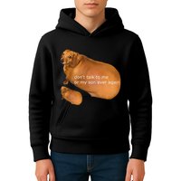 Funny DonT Talk To Me Or My Son Ever Again Geek Dog Meme Kids Hoodie