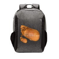 Funny DonT Talk To Me Or My Son Ever Again Geek Dog Meme Vector Backpack