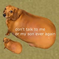 Funny DonT Talk To Me Or My Son Ever Again Geek Dog Meme Garment-Dyed Women's Muscle Tee