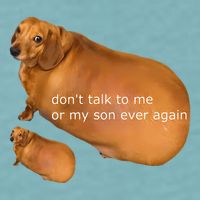 Funny DonT Talk To Me Or My Son Ever Again Geek Dog Meme Sueded Cloud Jersey T-Shirt