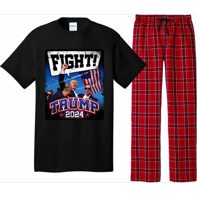 Fight! Donald Trump 2024 Supporters Political Product Pajama Set