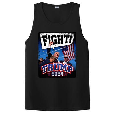 Fight! Donald Trump 2024 Supporters Political Product PosiCharge Competitor Tank