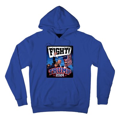 Fight! Donald Trump 2024 Supporters Political Product Hoodie