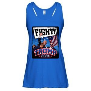 Fight! Donald Trump 2024 Supporters Political Product Ladies Essential Flowy Tank