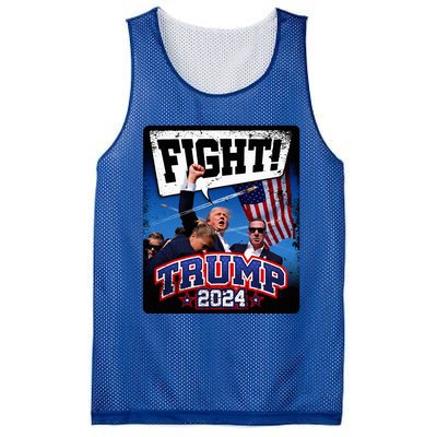 Fight! Donald Trump 2024 Supporters Political Product Mesh Reversible Basketball Jersey Tank