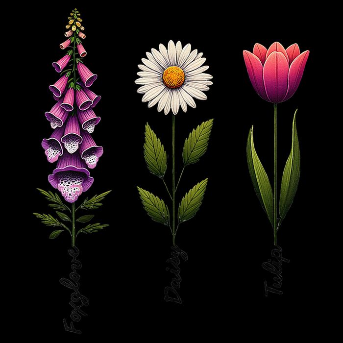 Foxglove Daisy Tulip Floral City Backpack