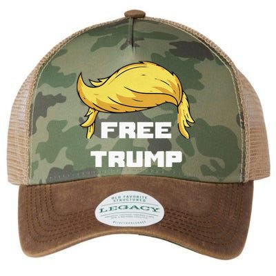 Free Donald Trump Republican Support Legacy Tie Dye Trucker Hat