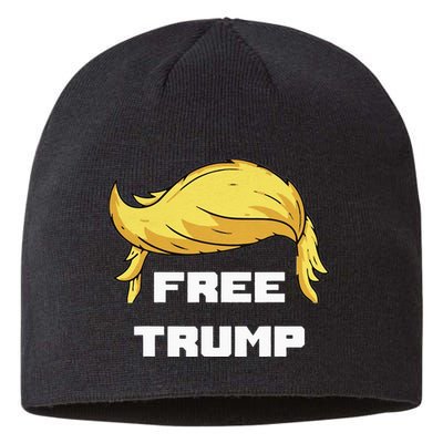 Free Donald Trump Republican Support Sustainable Beanie