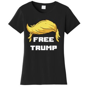 Free Donald Trump Republican Support Women's T-Shirt