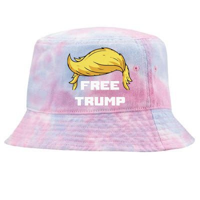 Free Donald Trump Republican Support Tie-Dyed Bucket Hat