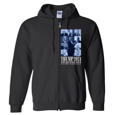 Funny Donald Trump The Revenge 2024 Ultra Maga Full Zip Hoodie