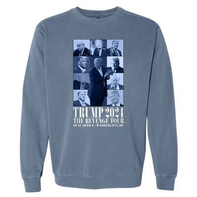 Funny Donald Trump The Revenge 2024 Ultra Maga Garment-Dyed Sweatshirt