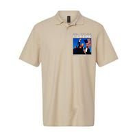 Funny Donald Trump HeLl Never Stop Fighting To Save America Softstyle Adult Sport Polo