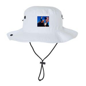 Funny Donald Trump HeLl Never Stop Fighting To Save America Legacy Cool Fit Booney Bucket Hat