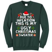 Funny Due To Inflation This Is My Ugly Sweater For Christmas Sweatshirt