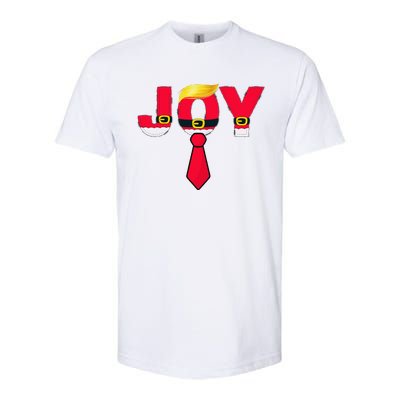 Funny Donald Trump Christmas Joy Santa Claus Suit Costume Softstyle CVC T-Shirt