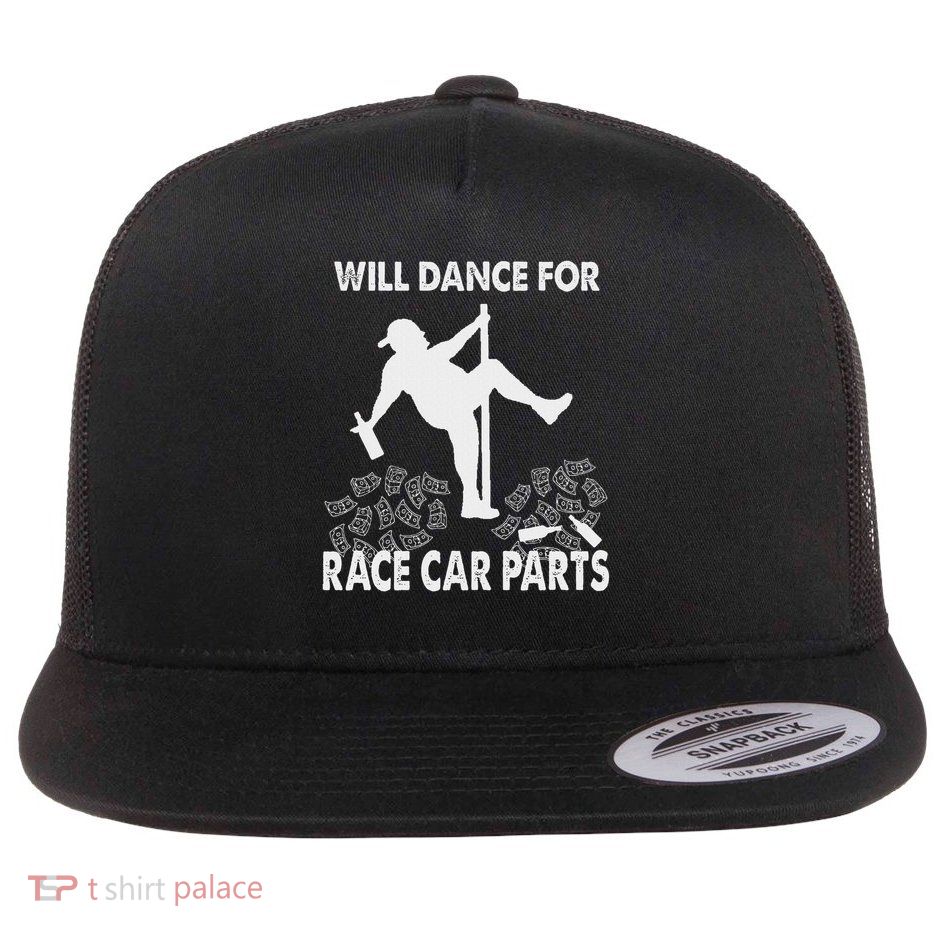 Funny Dirt Track Racing Stock Car Race Track Dirt Racing Flat Bill Trucker Hat