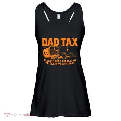 Funny Dad Tax Halloween Ladies Essential Flowy Tank