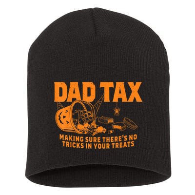 Funny Dad Tax Halloween Short Acrylic Beanie