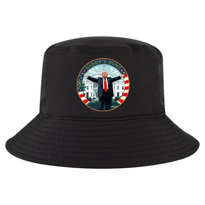 Funny Donald Trump White House 2024 President 47 Daddys Home Cool Comfort Performance Bucket Hat