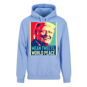 Funny Donald Trump World Peace And Mean Tweets 2024 Election Gift Unisex Surf Hoodie