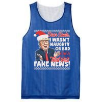 Funny Donald Trump Fake News Ugly Christmas Style Gift Mesh Reversible Basketball Jersey Tank