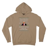 Funny Donald Trump Merry Christmas Xmas Pajamas Holiday Ugly Hoodie