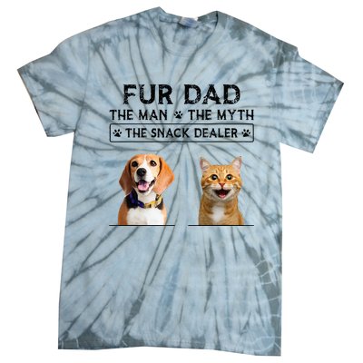 fur dad the man the myth the snack dealer Tie-Dye T-Shirt