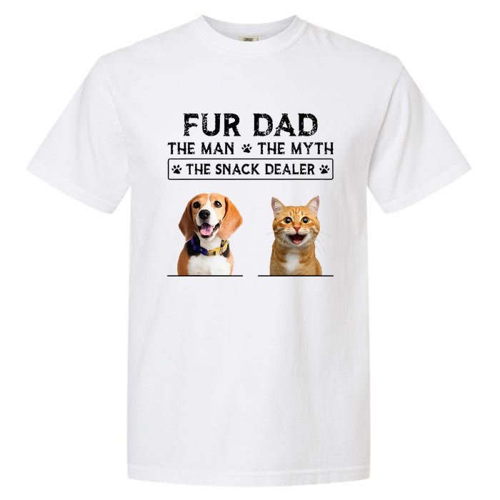 fur dad the man the myth the snack dealer Garment-Dyed Heavyweight T-Shirt