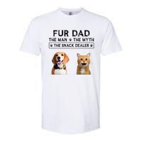 fur dad the man the myth the snack dealer Softstyle CVC T-Shirt