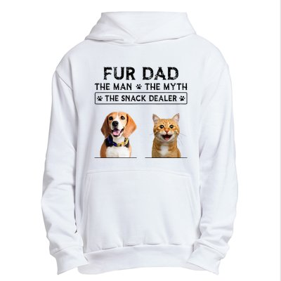 fur dad the man the myth the snack dealer Urban Pullover Hoodie