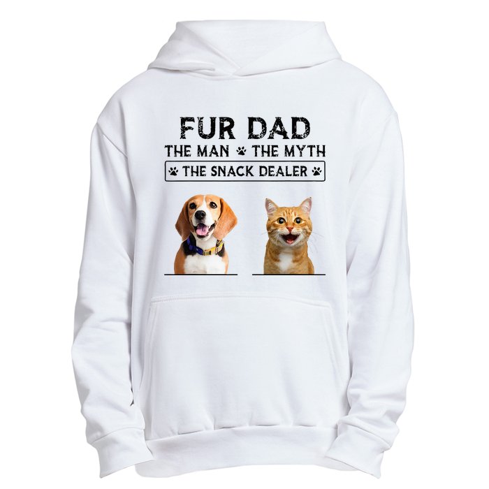 fur dad the man the myth the snack dealer Urban Pullover Hoodie