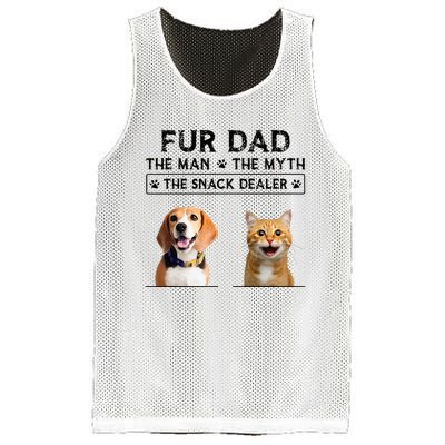 fur dad the man the myth the snack dealer Mesh Reversible Basketball Jersey Tank