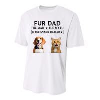 fur dad the man the myth the snack dealer Performance Sprint T-Shirt